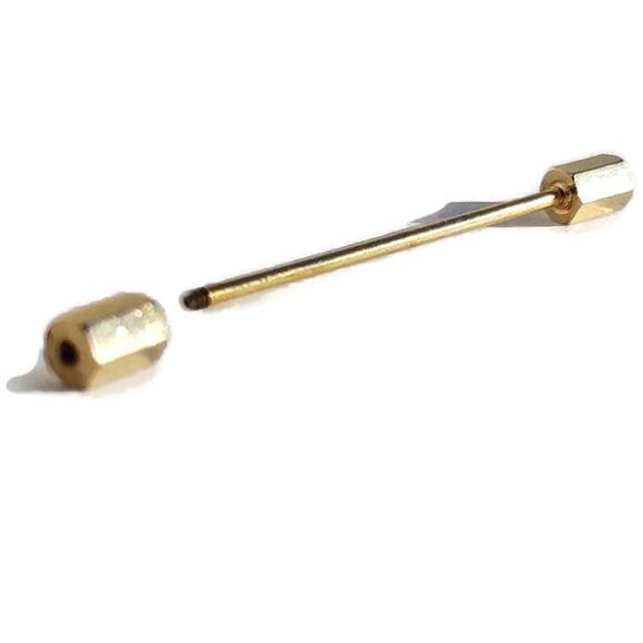 Vintage Gold Tie Clip, Unique Tie Bar for Men - Picture 4 of 8